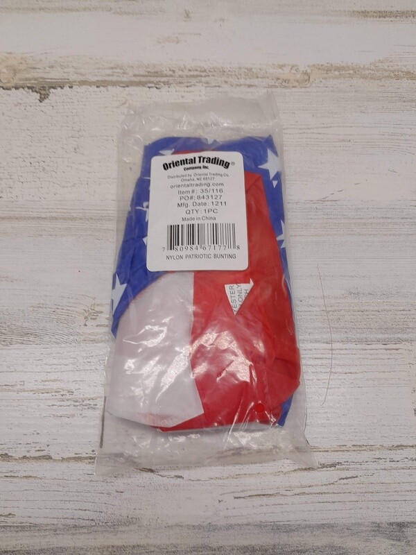 Patriotic Nylon Bunting