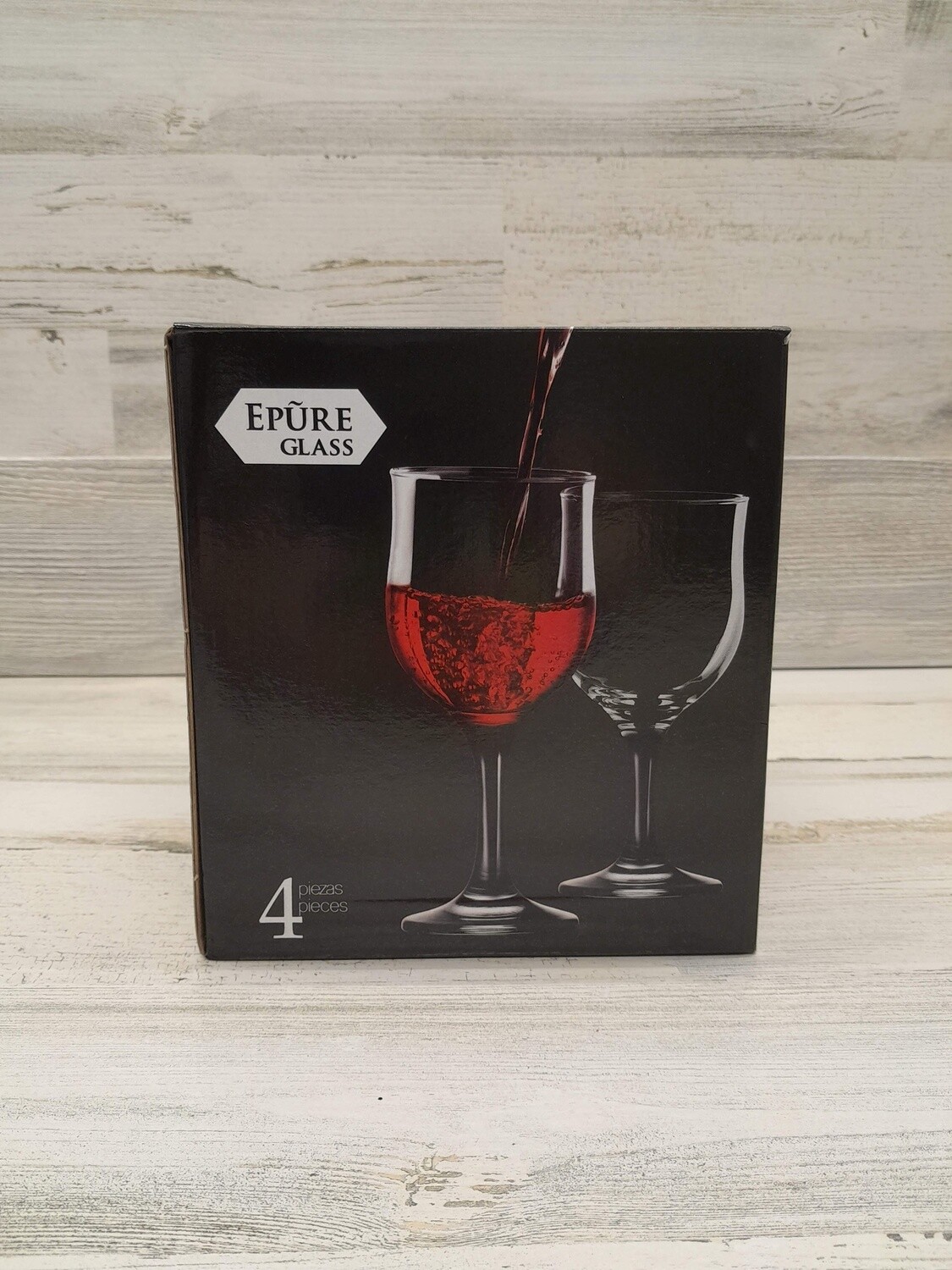 4pc 12oz Wine Glasses (Glass)