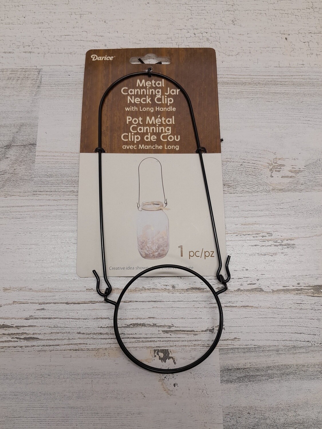 Mason Jar Hanger Black (Metal)