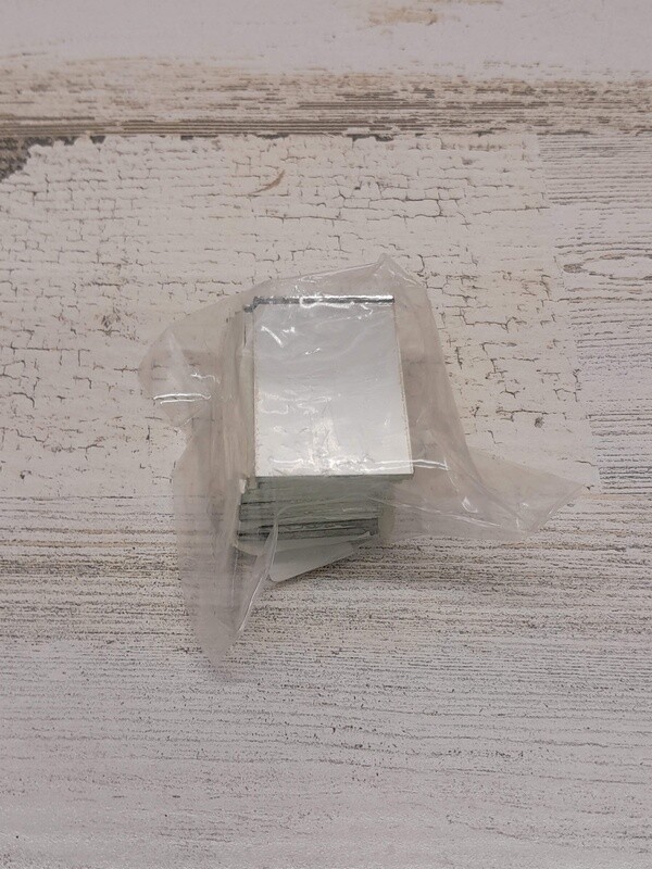 12pc 1&quot;x1.5&quot; Rectangle Mirrors