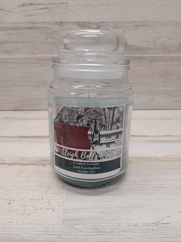 18oz 1 Wick Jar Candle Frosted Juniper/Iced Eucalyptus
