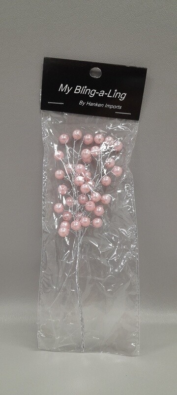 6.75&quot; Pearl Pick Fuchsia