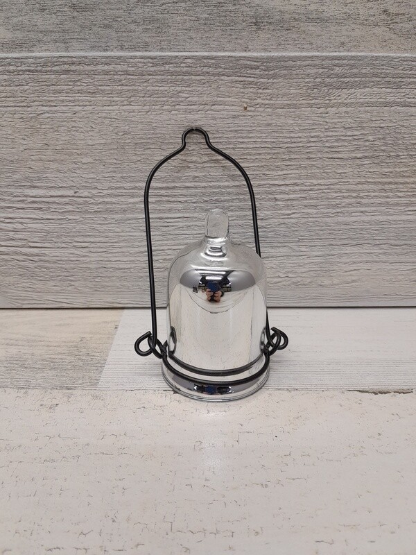 Hanging Mercury Votive Holder Black/Silver