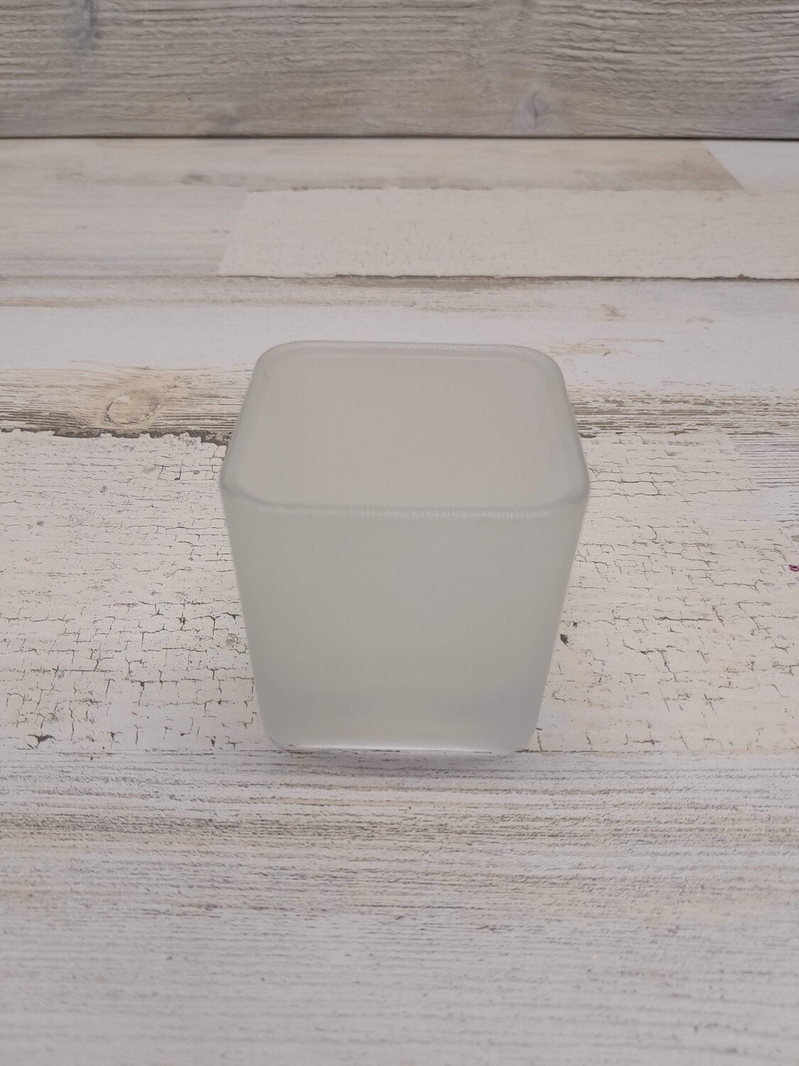 2&quot; Frosted Square Votive Holder