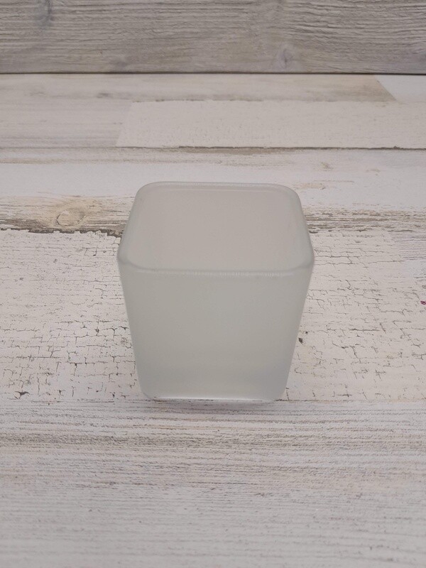 2&quot; Frosted Square Votive Holder