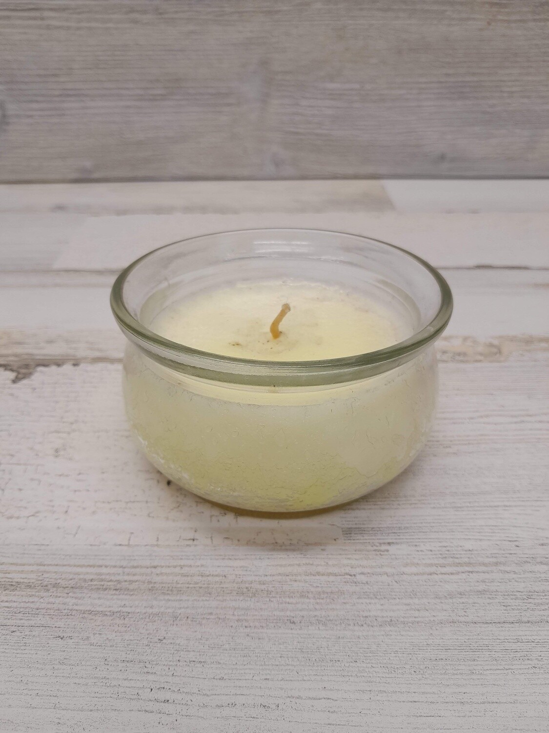 8oz 1 Wick Jar Candle Soy Pot White Eucalyptus Mint