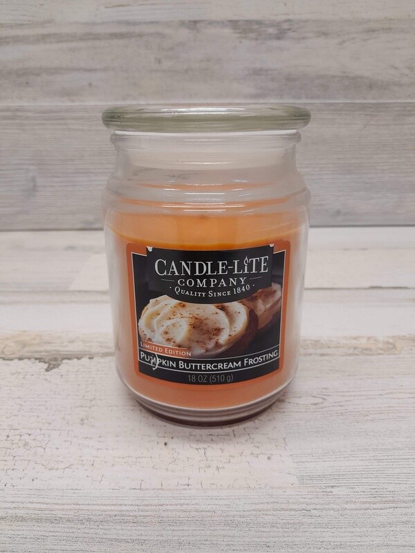 18oz 1 Wick Jar Candle Pumpkin Frost