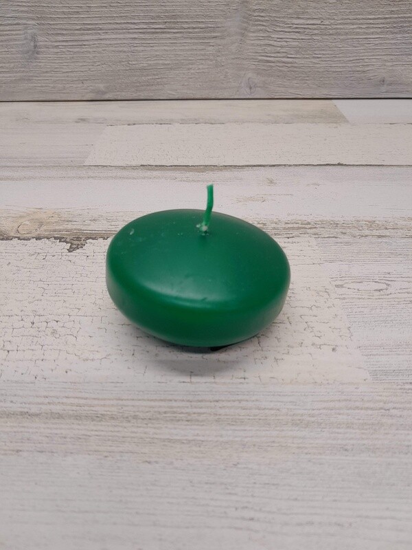 1pc 2.8&quot; Floating Candle Green Ivy