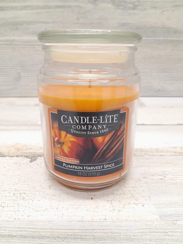 18oz 1 Wick Jar Candle Pumpkin Spice