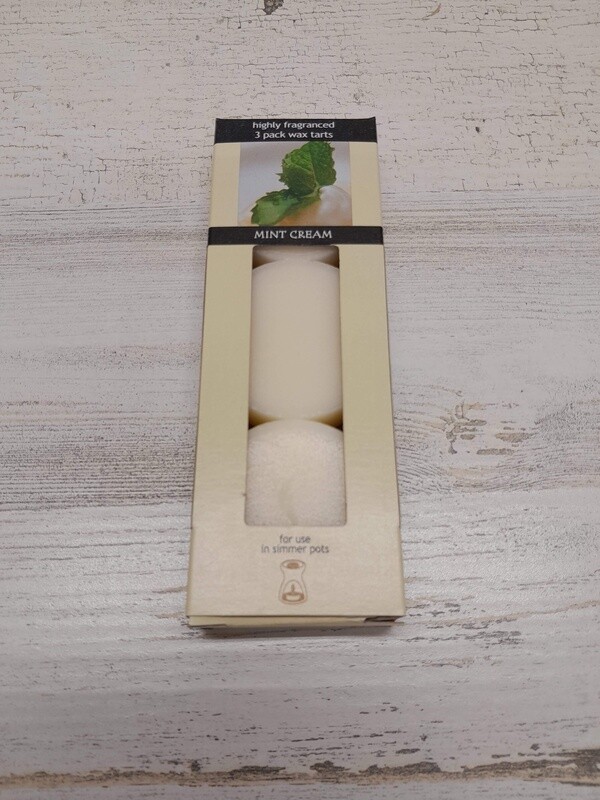 *3pc Wax Tarts Mint Cream