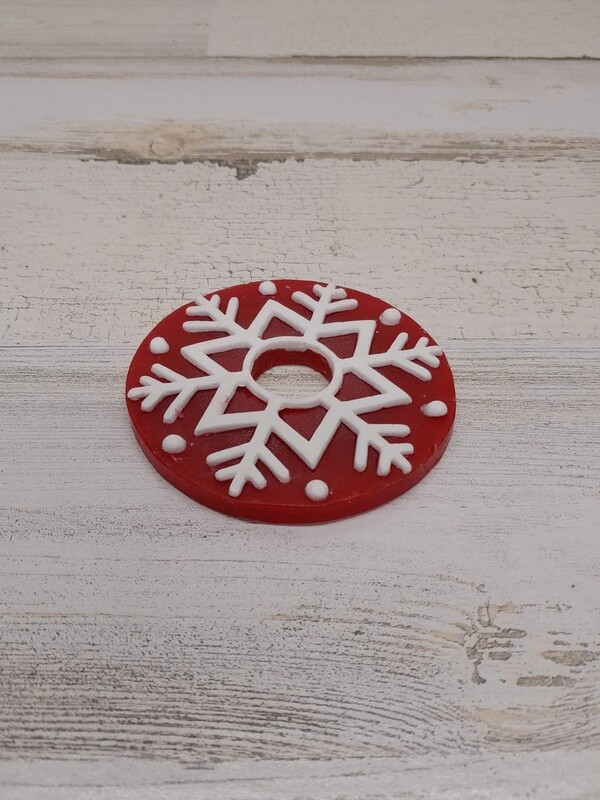 Wax Disc Snowflake