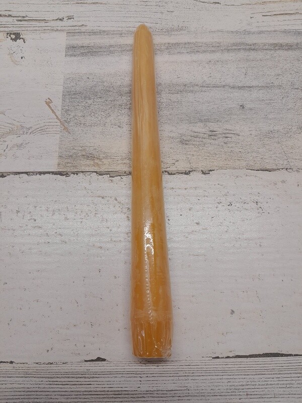 8&quot; Taper Candle Amber