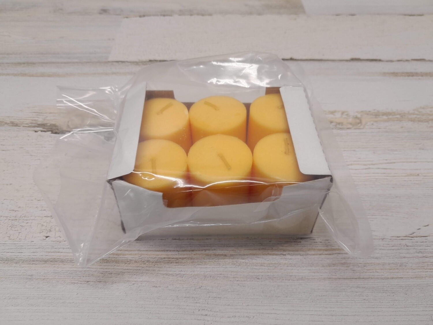 6pc Votive Yellow