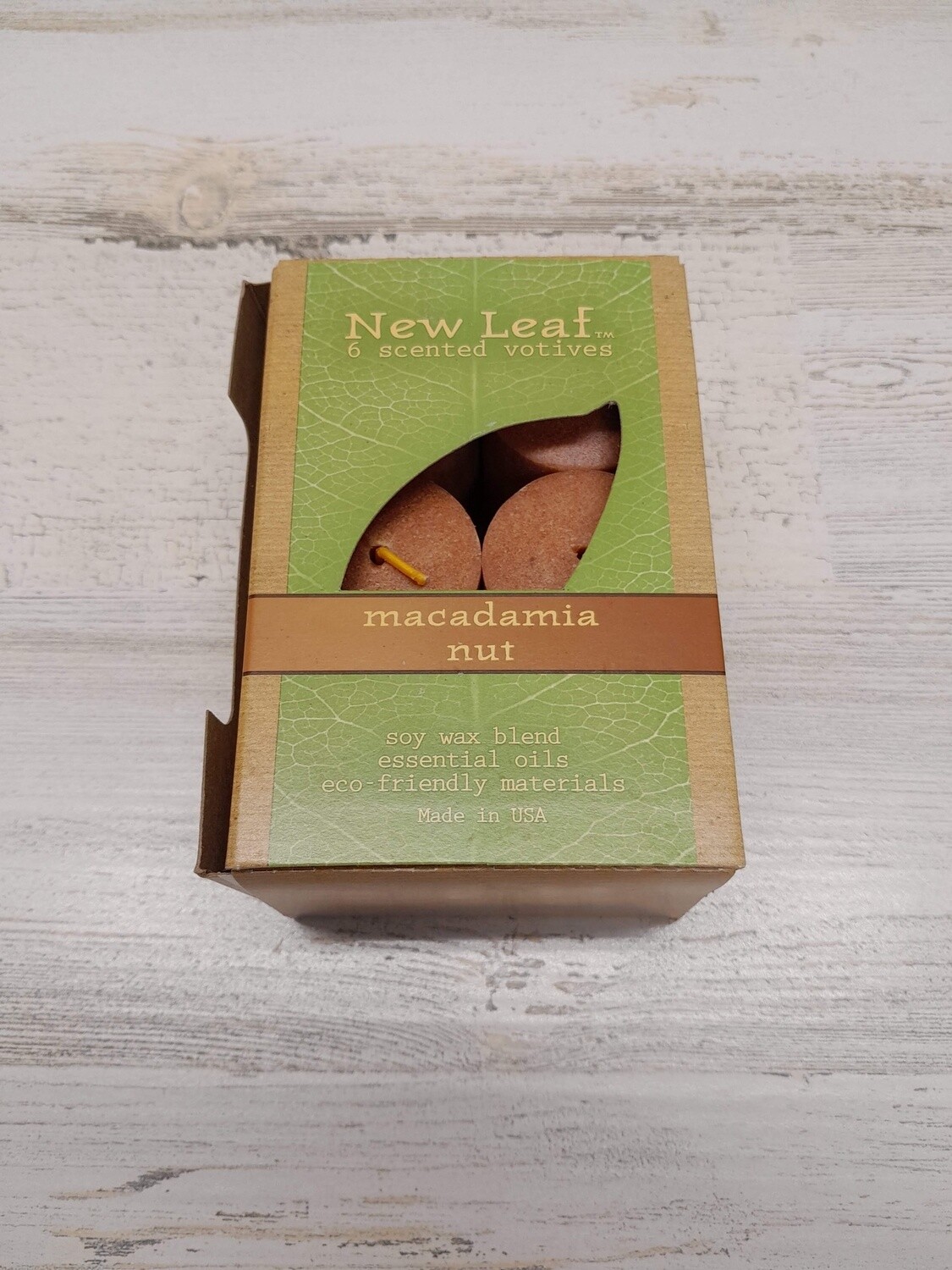 6pc Votive Macadamia Nut