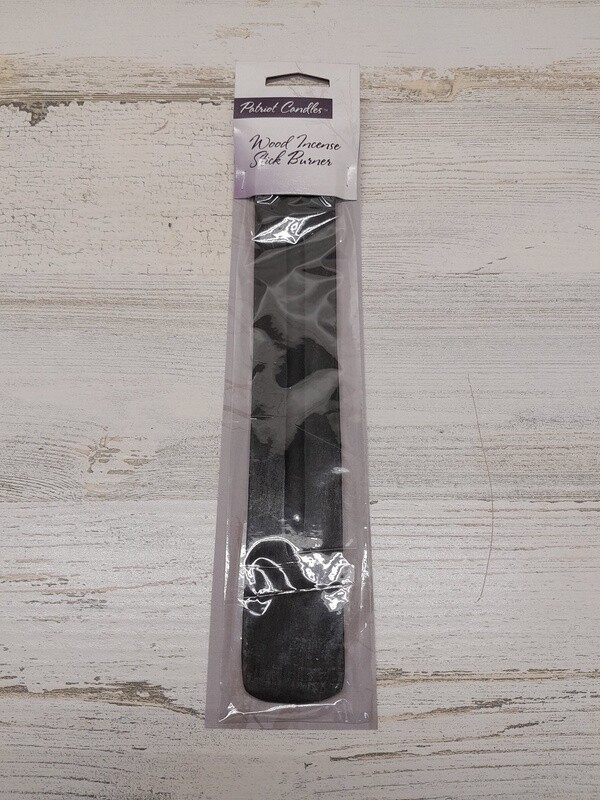 1pc Wood Incense Burner Black