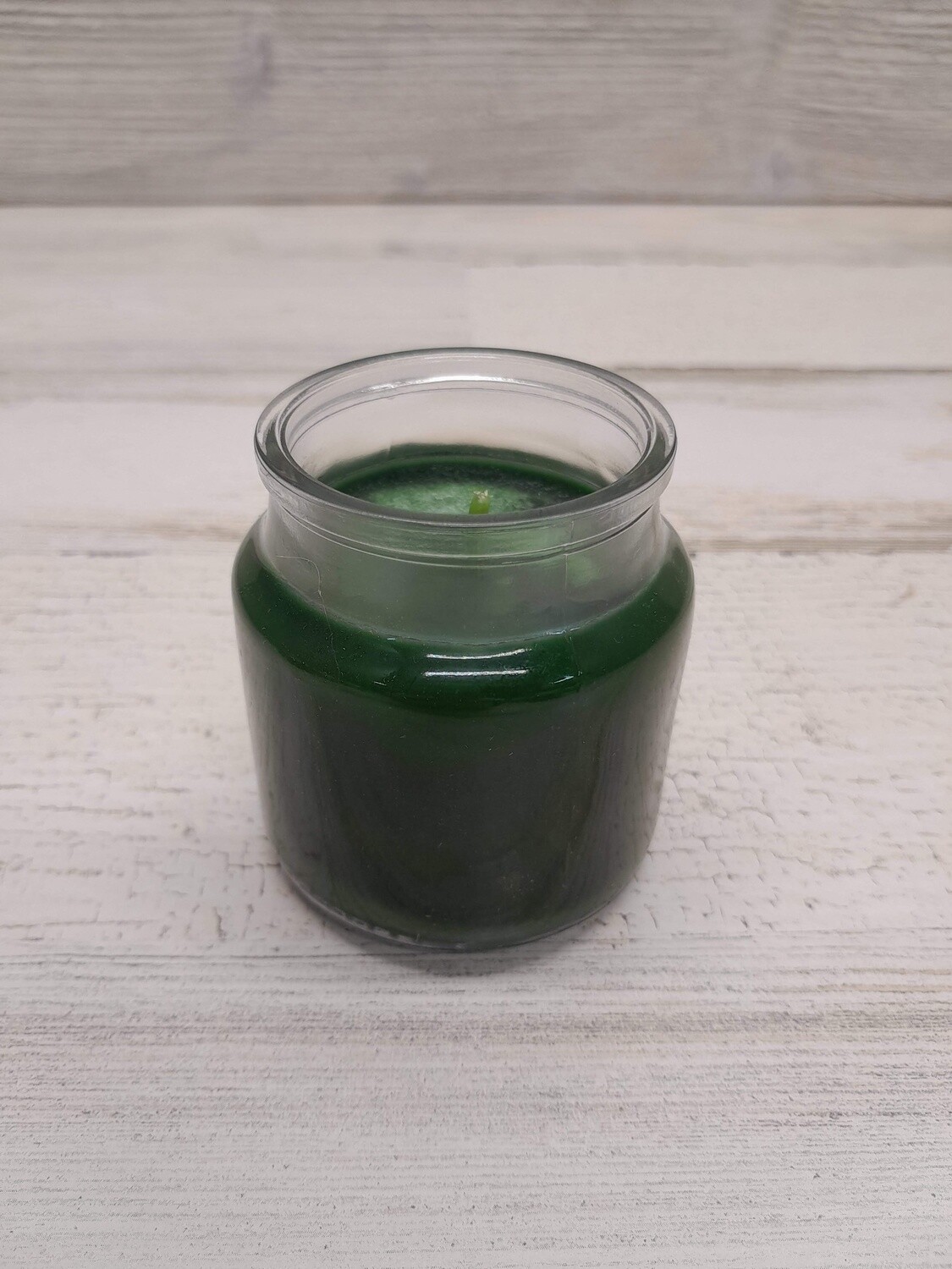 3oz 1 Wick Jar Candle Dark Green Pine