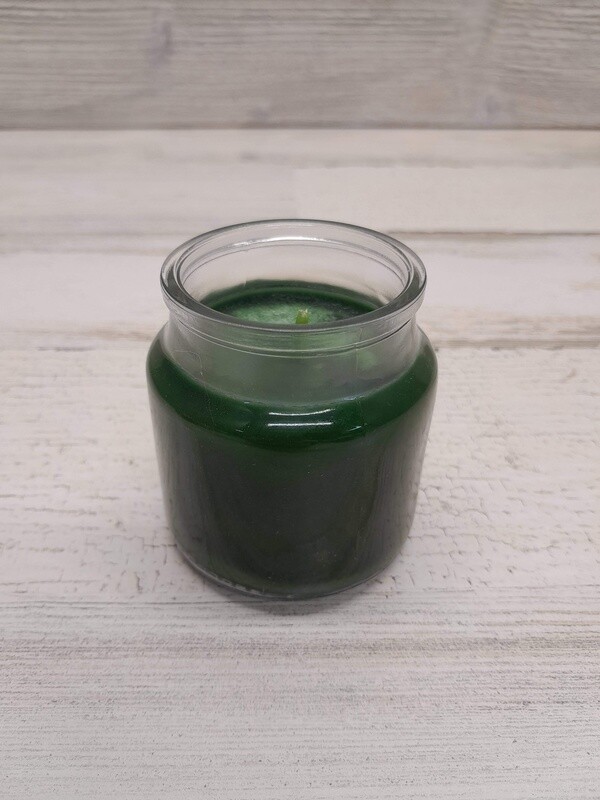 3oz 1 Wick Jar Candle Dark Green Pine