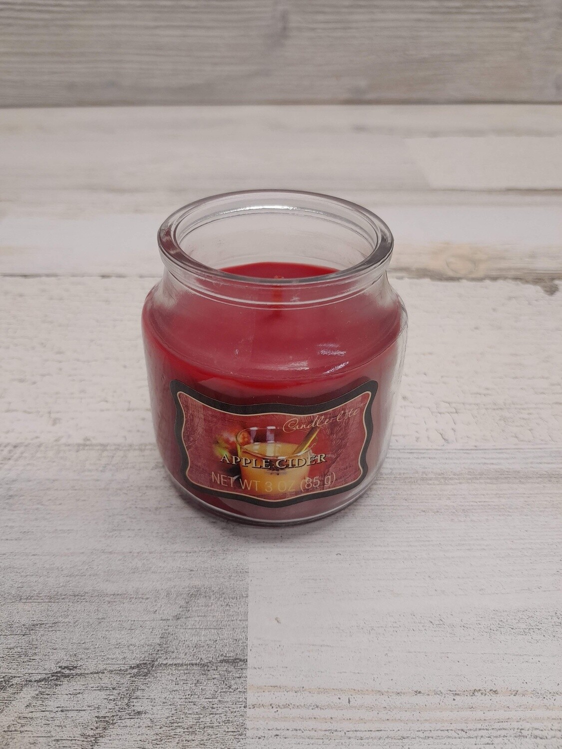 3oz 1 Wick Jar Candle Apple Cider