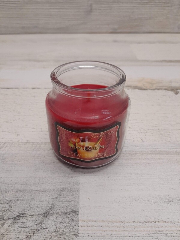 3oz 1 Wick Jar Candle Apple Cider