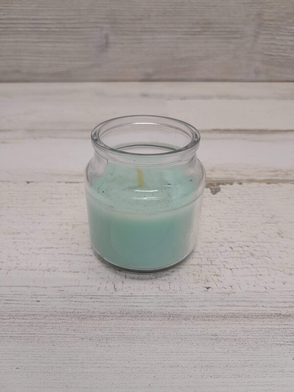 3oz 1 Wick Jar Candle Light Aqua Ocean Breeze