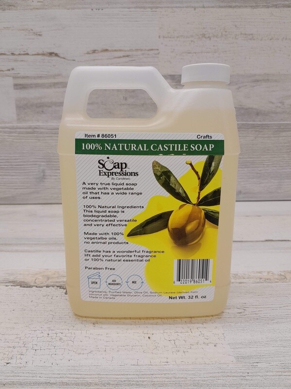 32oz 100% Natural Castile Soap Base
