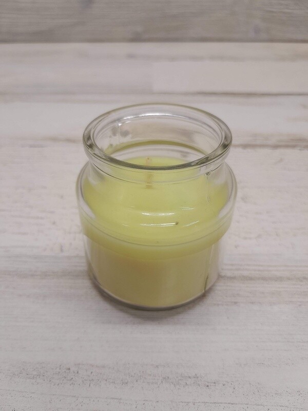 3oz 1 Wick Jar Candle Light Green Spring Garden
