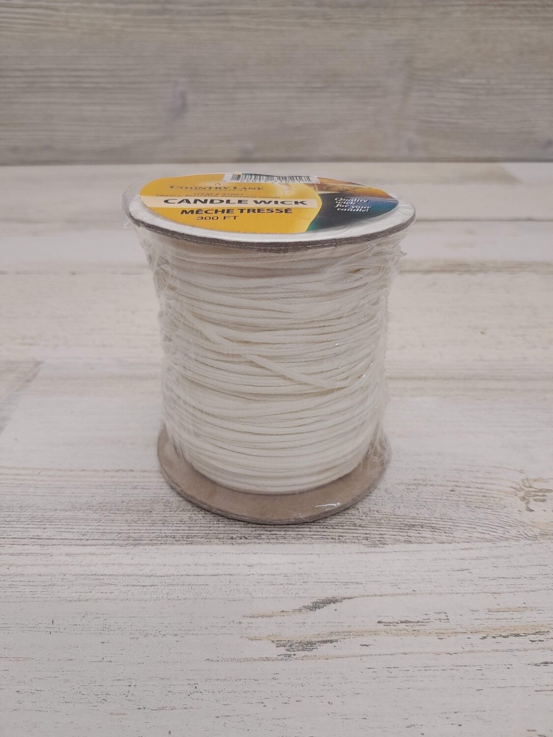 300' Small Bleached Wick Spool