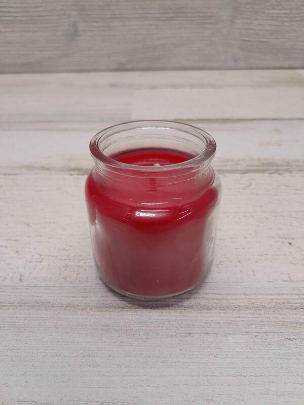 3oz 1 Wick Jar Candle Red Apple Cinnamon