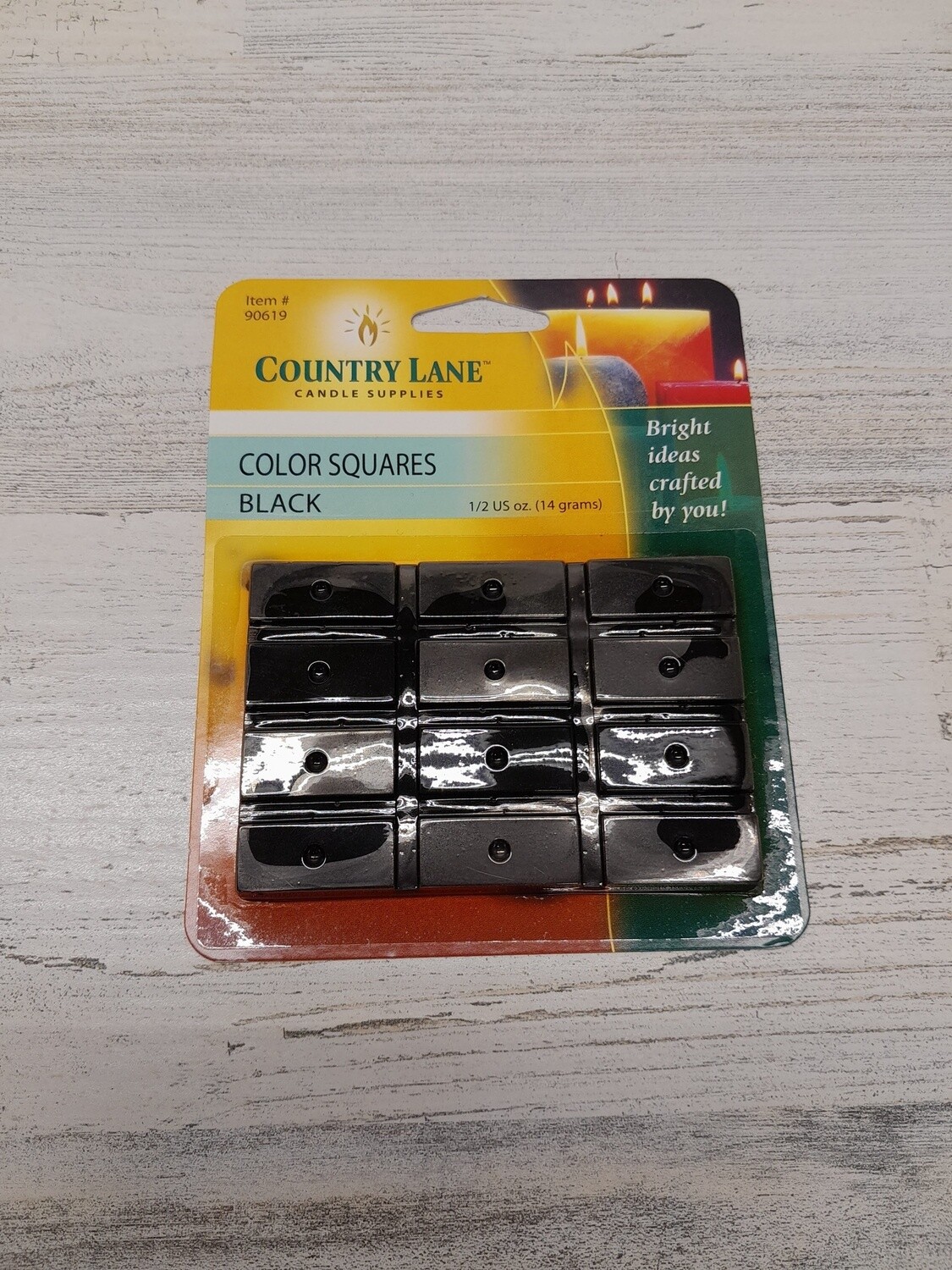 1/2oz Color Dye Squares Black