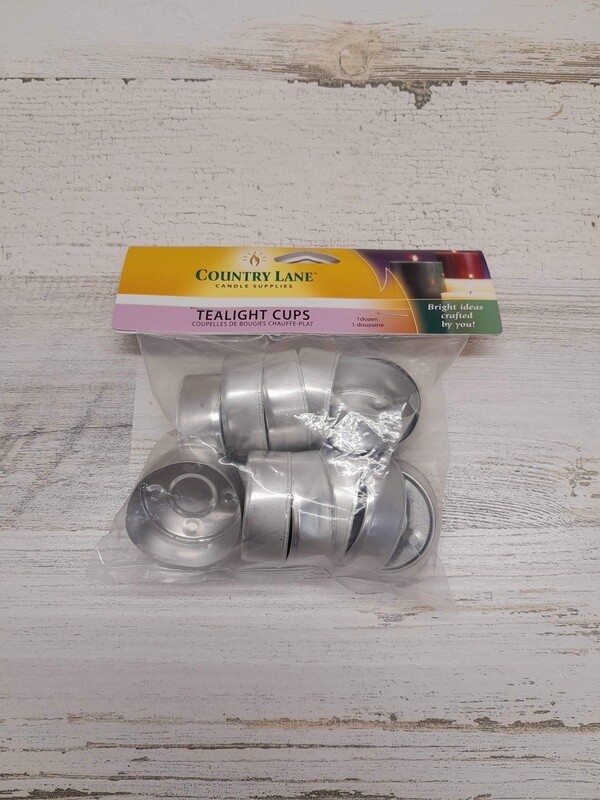 12pc Metal Tealight Cups