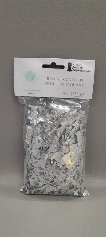 4oz Bridal Confetti Silver