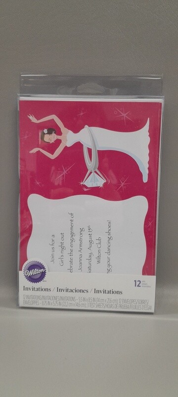 12pc Bachelorette Party Invitations