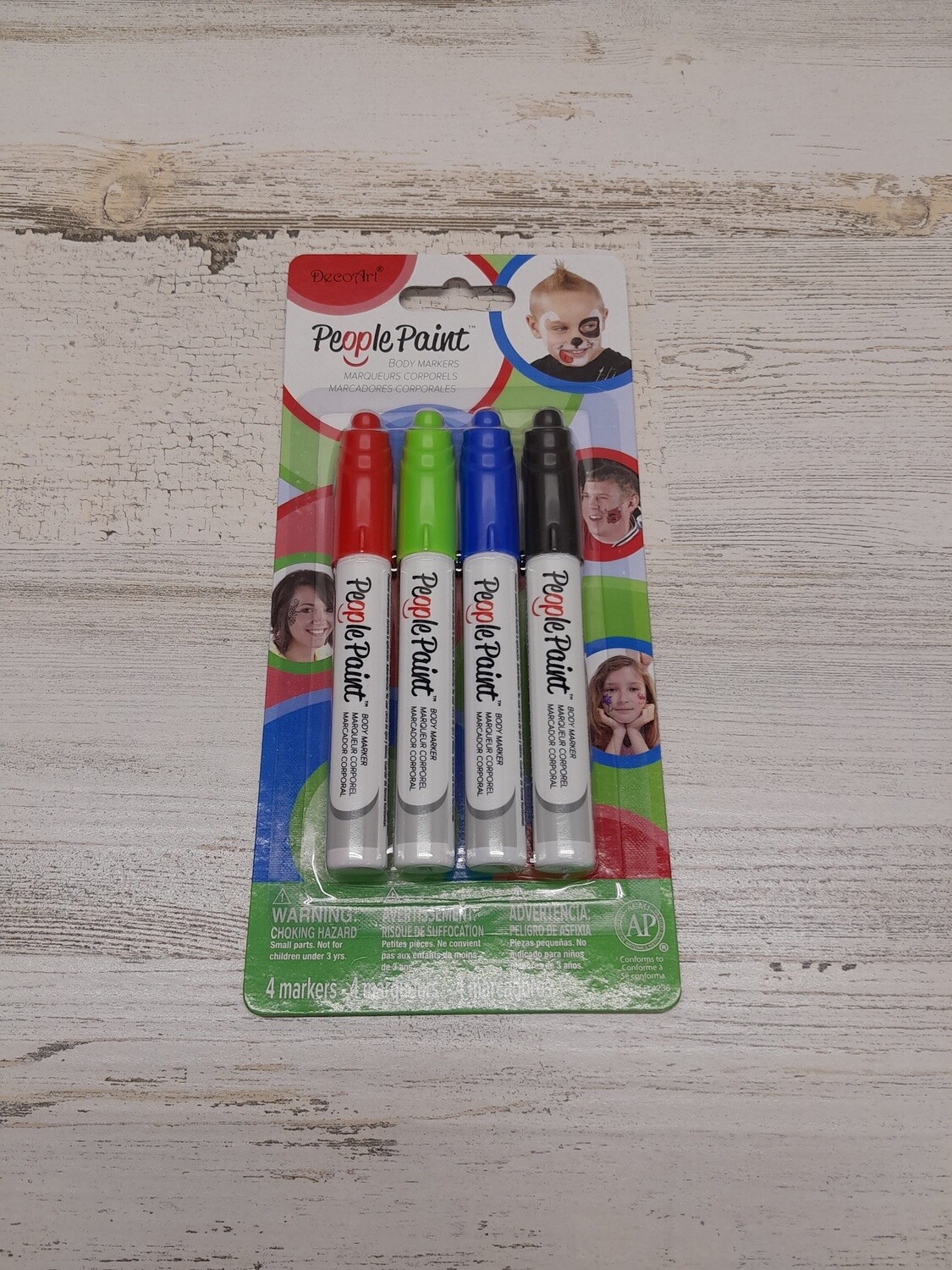 4pc People Paint  Markers Multi