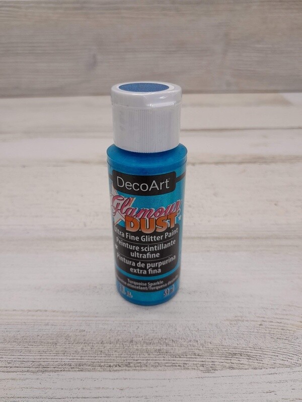 2oz Ultra Fine Glitter Paint Turquoise