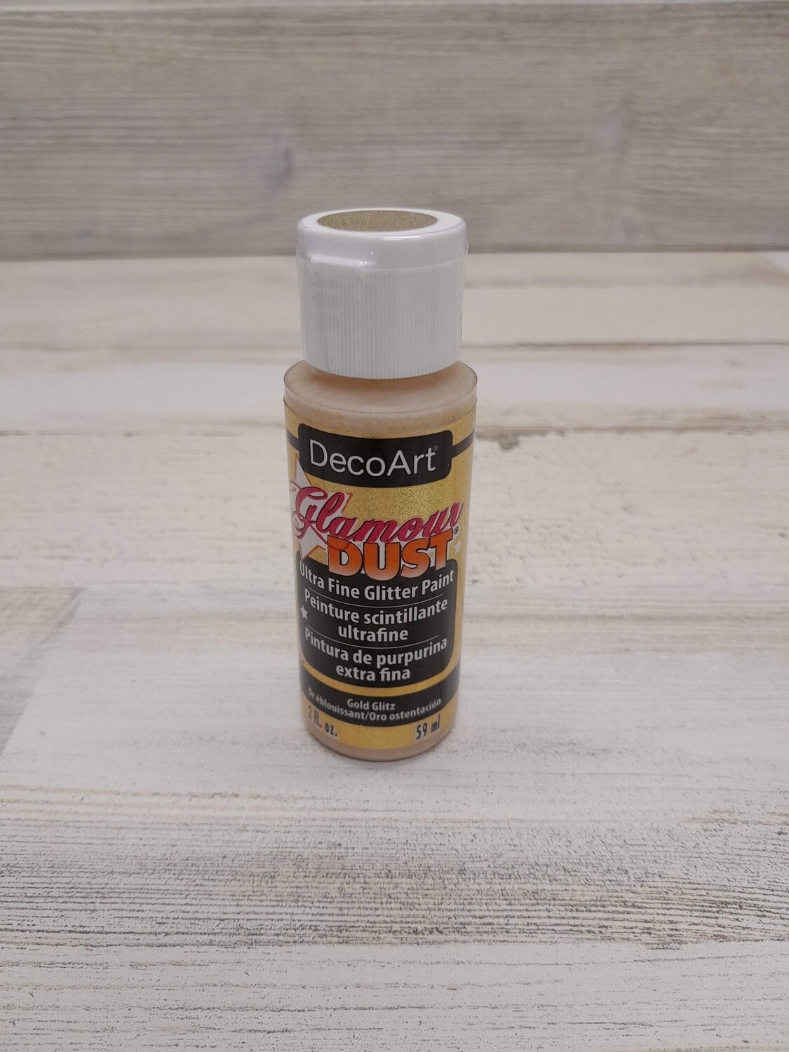 2oz Ultra Fine Glitter Paint Gold Glitz