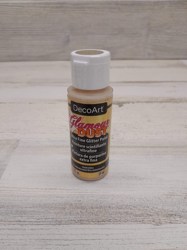 2oz Ultra Fine Glitter Paint Gold Glitz