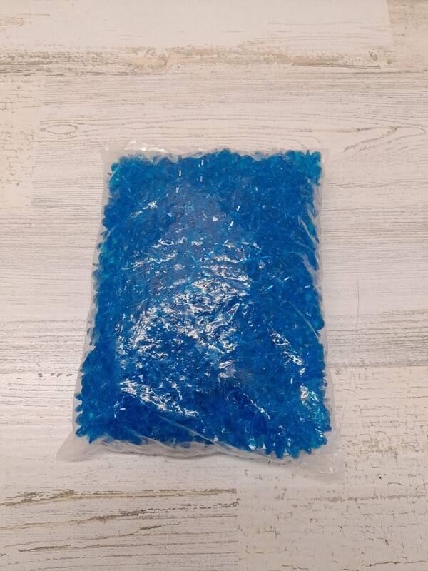 500pc 18mm Starflake Beads Turquoise