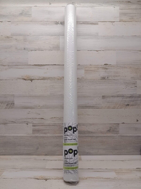 36&quot;x60&quot; Foam Roll White
