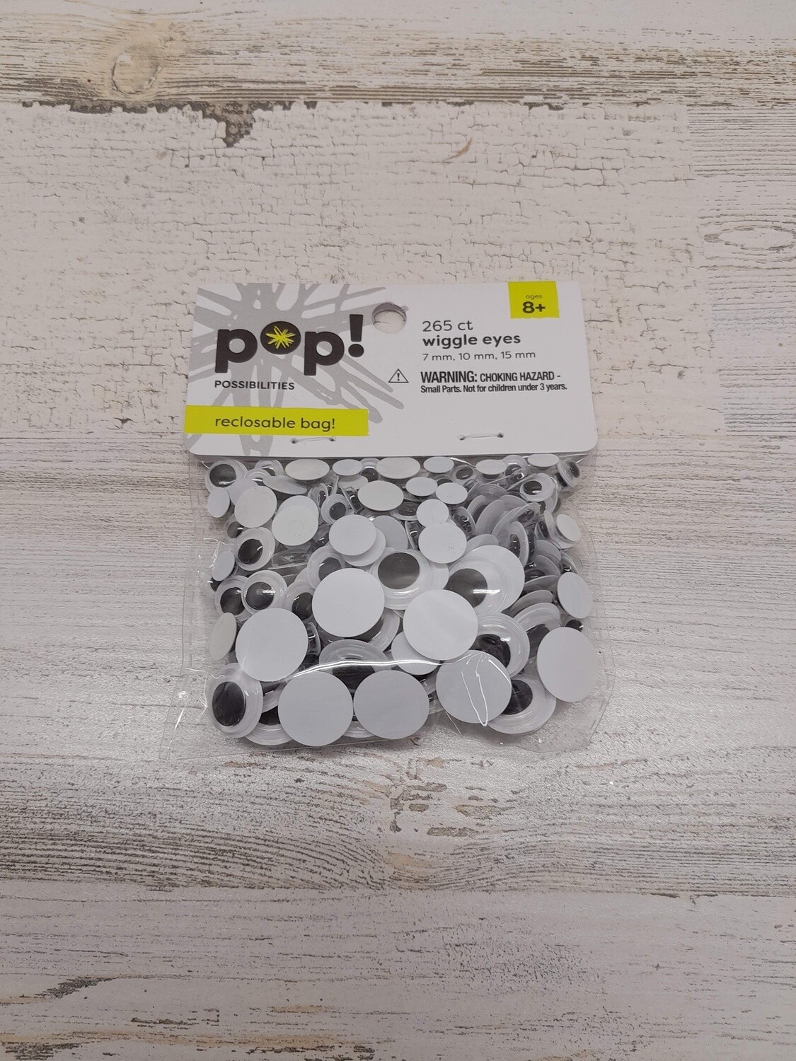 265pc 7mm-10mm-15mm Googly Eyes
