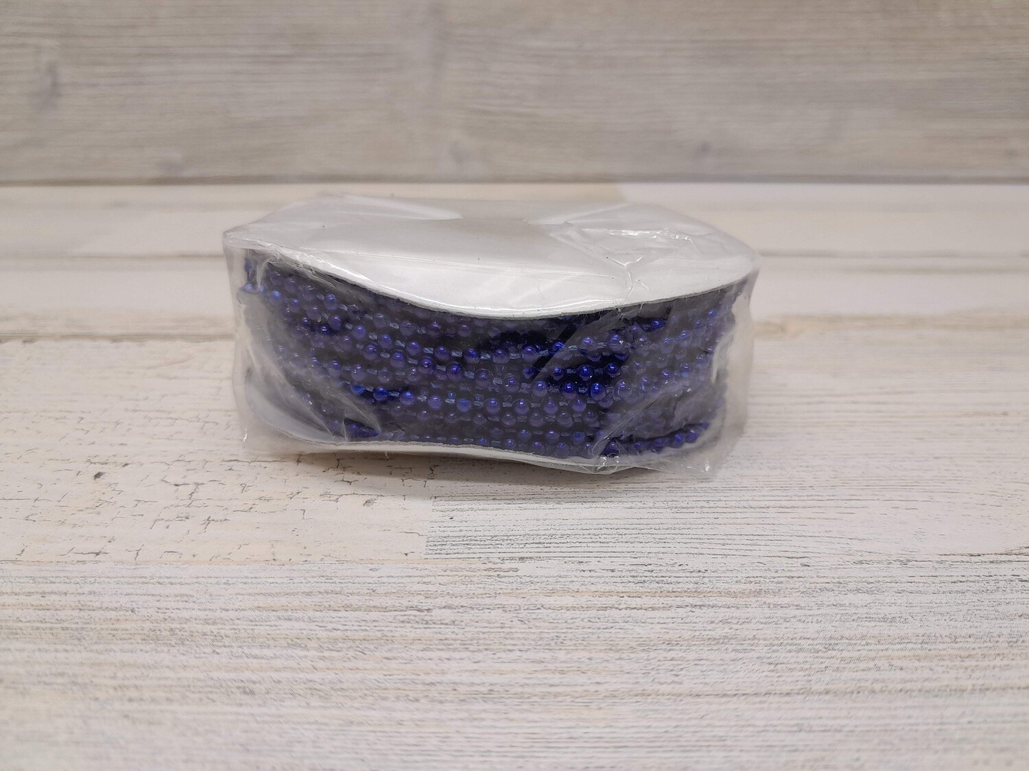 24yd 3mm Plastic MOT Pearl Strand Royal