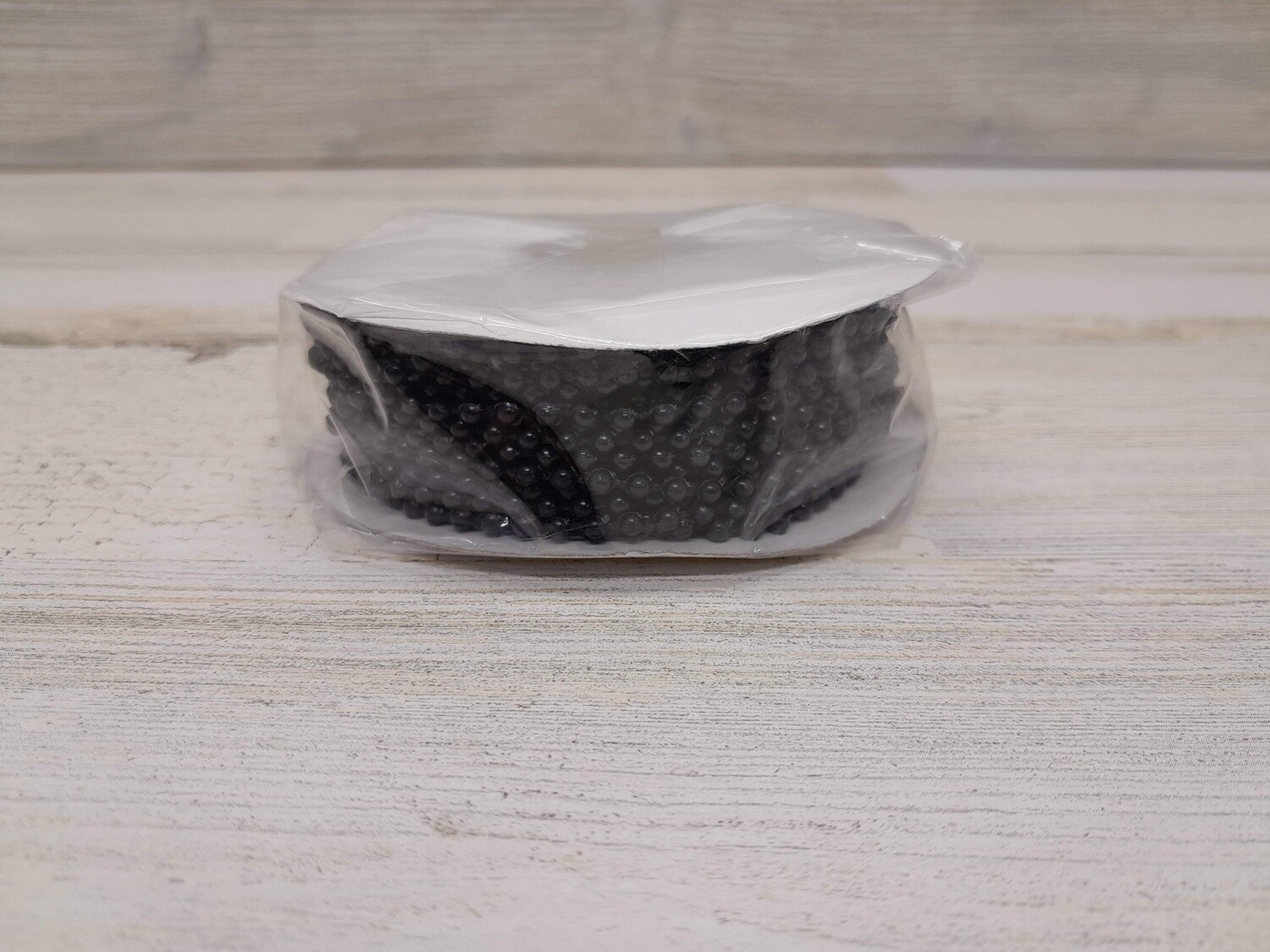 24yd 3mm Plastic MOT Pearl Strand Black