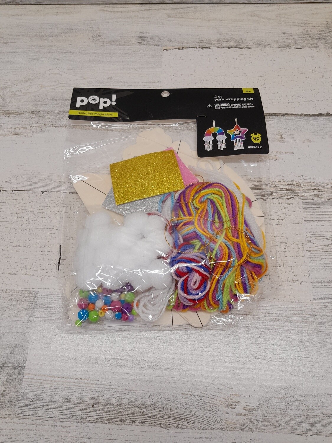 2pc Wood Yarn Wrapping Kit