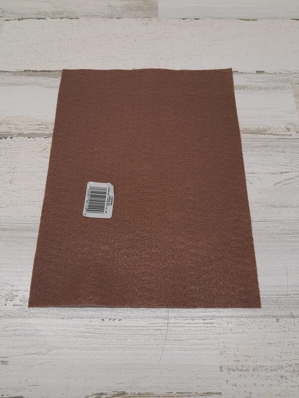 *9&quot;x12&quot; Felt Sheet Coffee