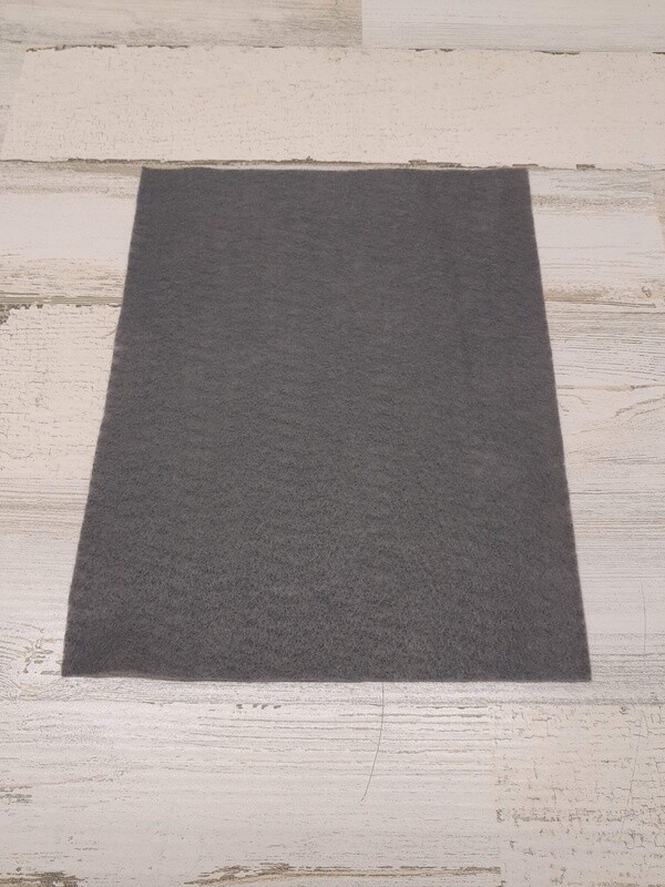 *9&quot;x12&quot; Felt Sheet Steel Grey