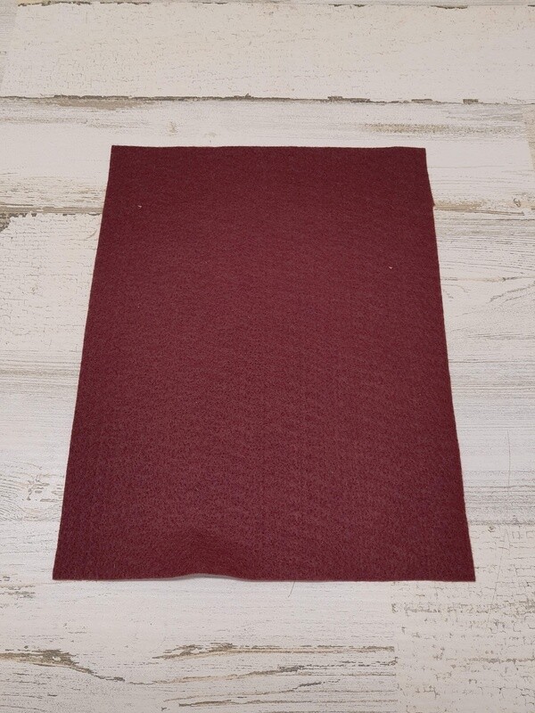 *9&quot;x12&quot; Felt Sheet Cherry