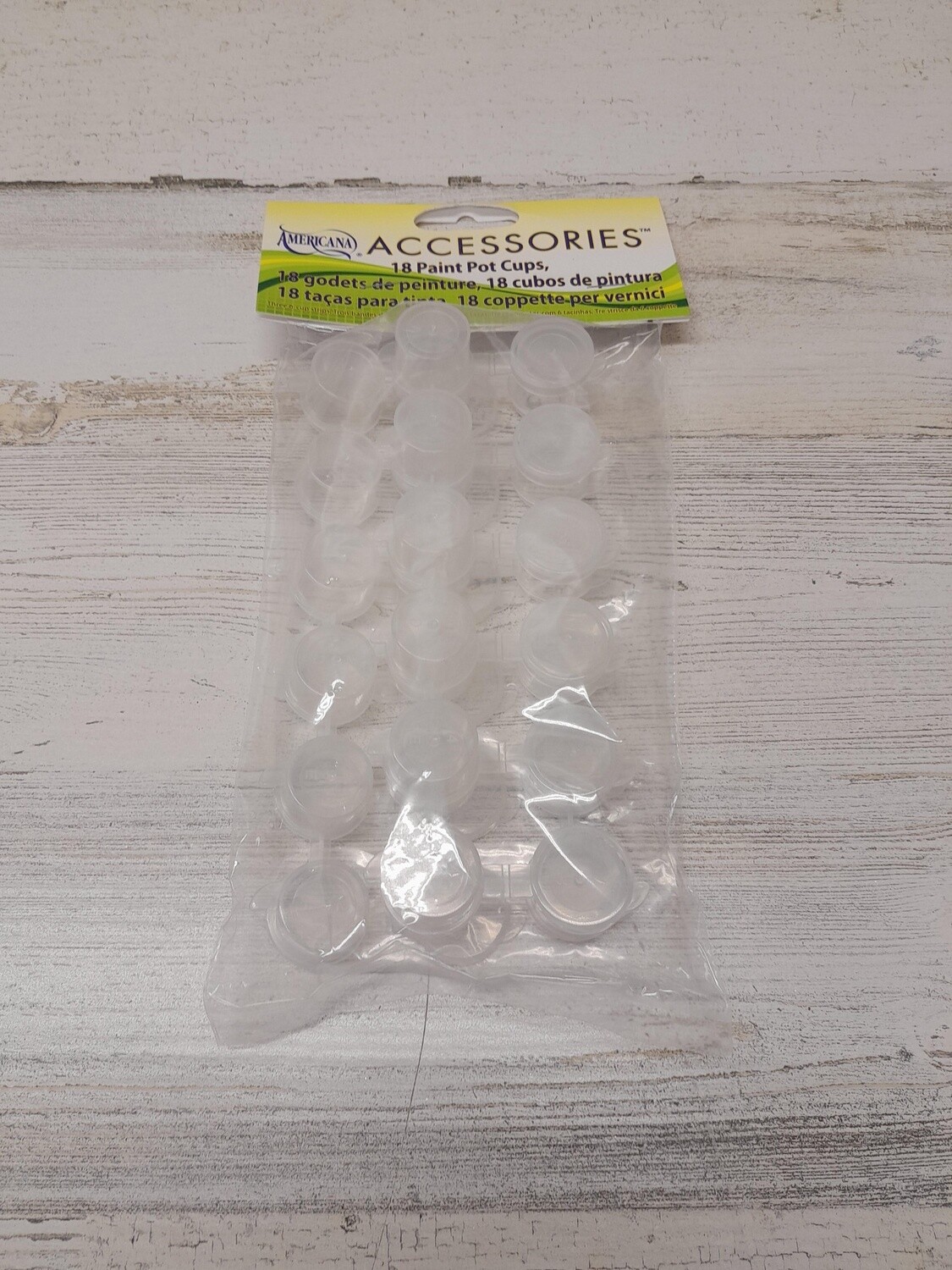18pc 1/8oz Empty Paint Pots