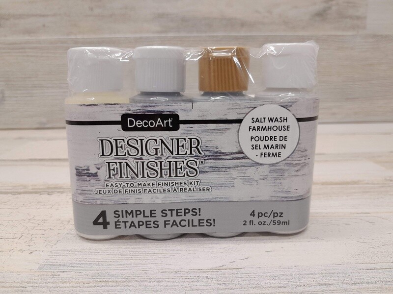 4pc 2oz Acrylic Paint Salt Wash Farmhouse