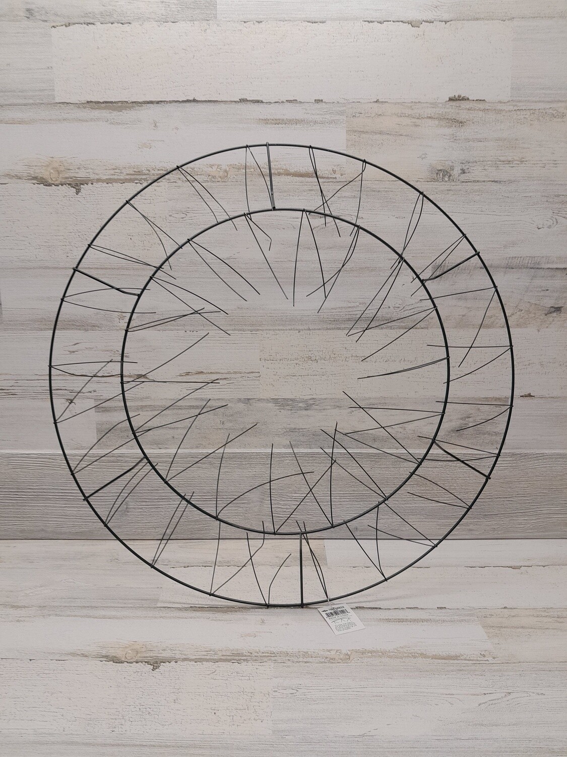 24" 2 Ring Wire Wreath Form