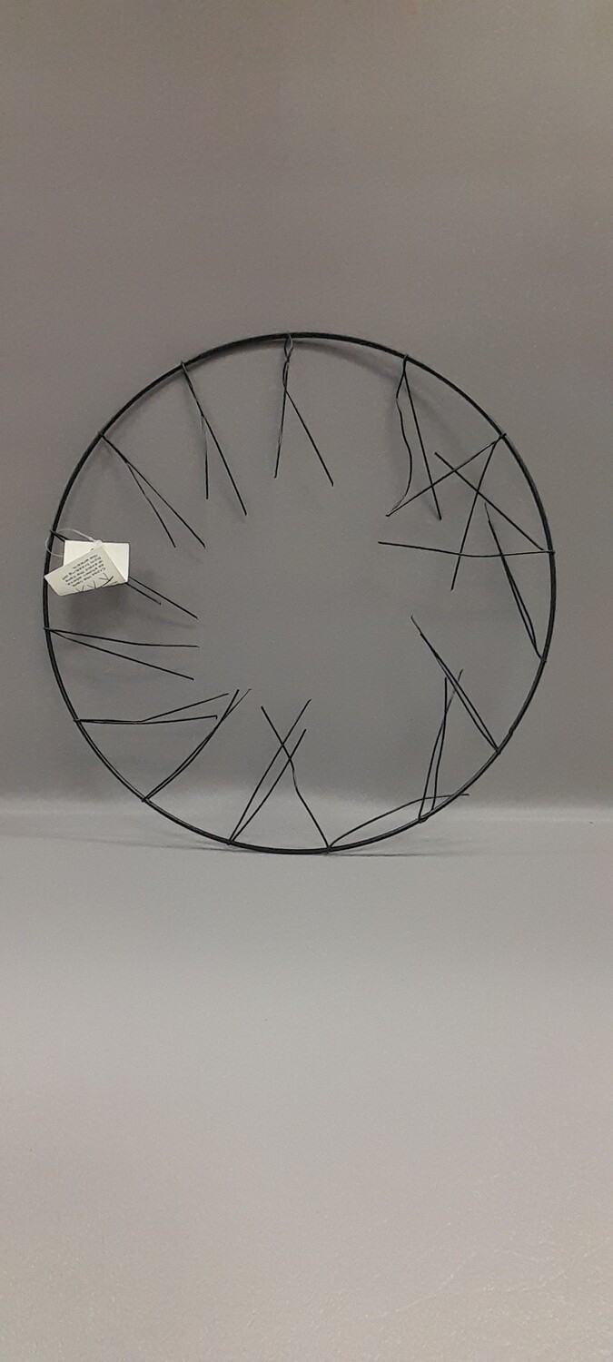 14" Single Wire Wreath Form Green