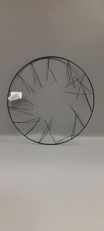 14&quot; Single Wire Wreath Form Green